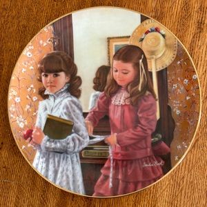Sandra Kuck "School Days" September Collector Plate Reco 1984 COA Vintage